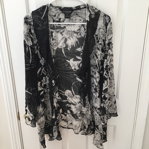 Anthropologie Tops - NWOT Anthropologie Silk Kimono